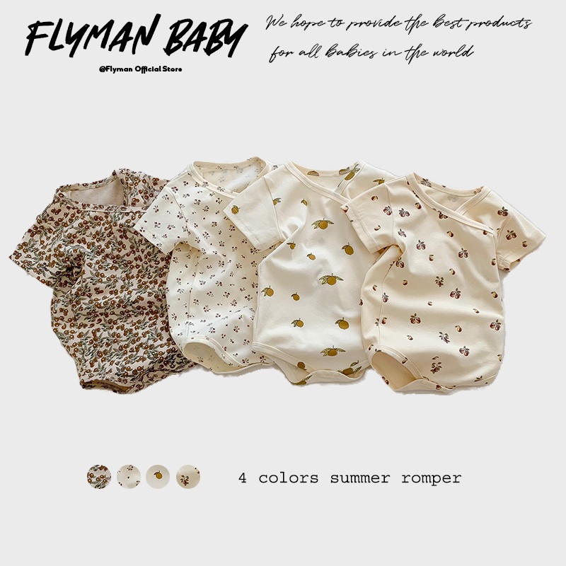 Baby Clothing Gender Neutral - Newborn Girls Boys Baby Romper Fruit