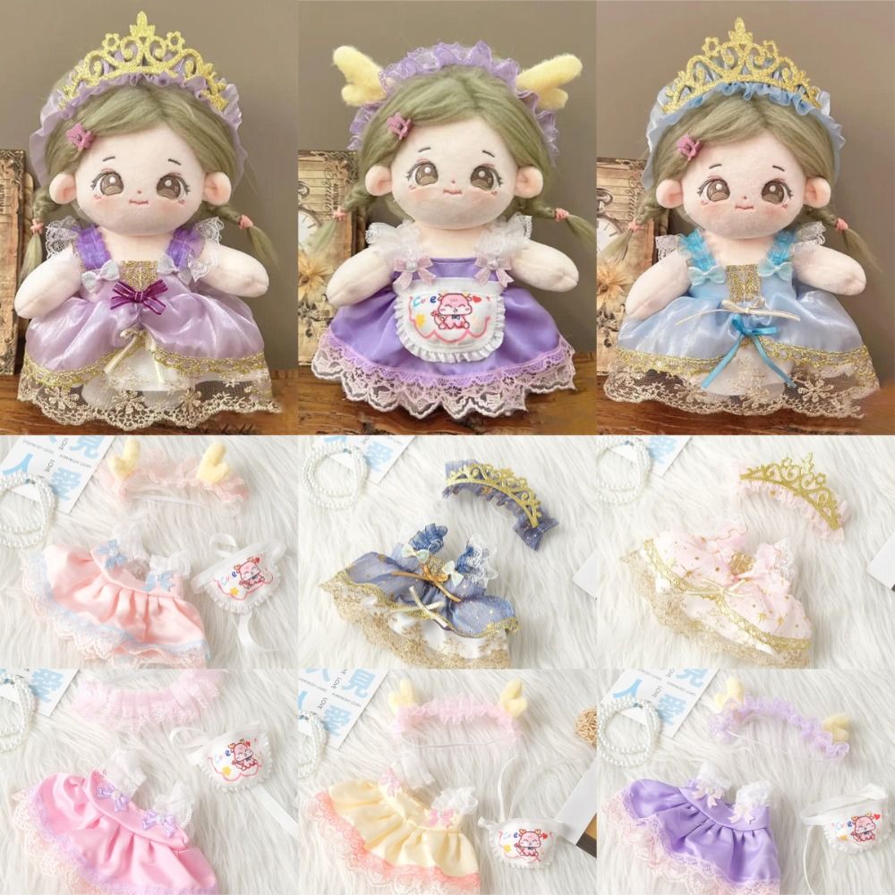 Baby Clothing Set - Cute DIY Doll Skirts Sets 20cm