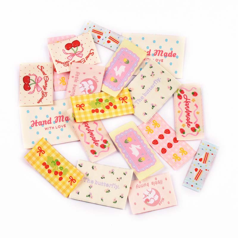 Baby Clothing Labels - 20pcs 15-56mm Mix Colorfull Cartoon Pattern