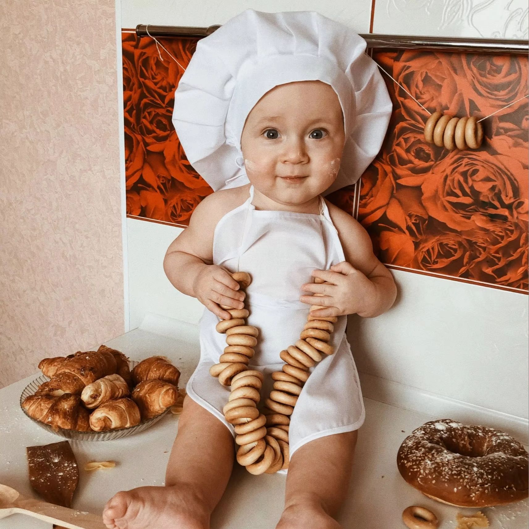 Newborn Baby Chef Costume Phot - Baby Clothing Gender Neutral review and price