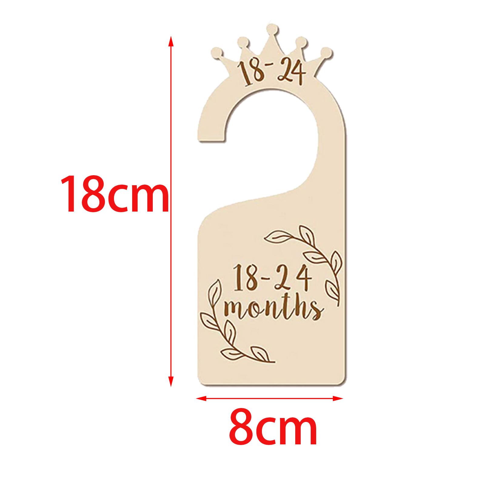Baby Closet Dividers Wooden Wa - Baby Clothing Hanger Dividers review and price