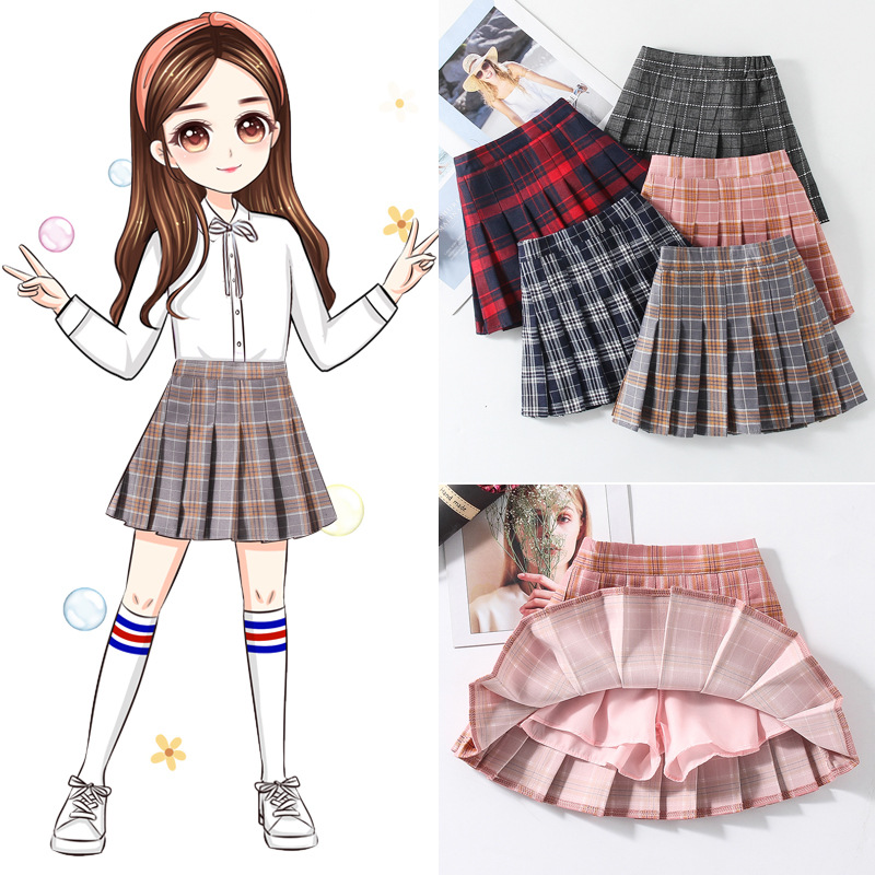 Vintage Pleated Plaid Skirts f - Baby Clothing Line review and price