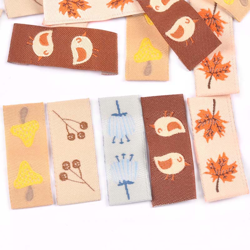 50Pcs Maple/Mushroom Embroider - Baby Clothing Labels review and price