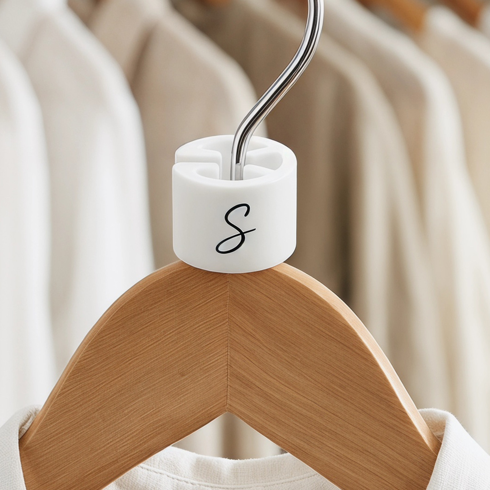 100Pcs Round Plastic Clothes H - Baby Clothing Hanger Dividers review and price