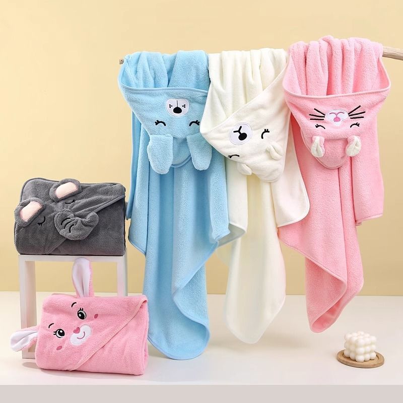 Cartoon Baby Bath Towels Soft  - Baby Clothing Essentials review and price