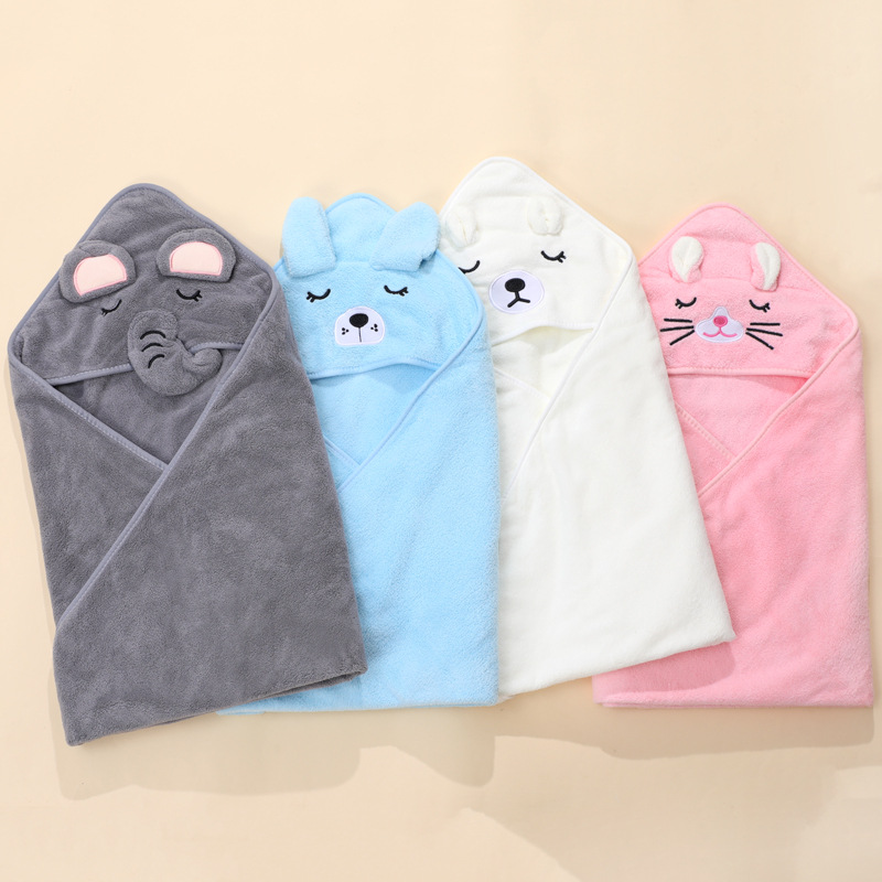 Cartoon Baby Bath Towels Soft  - Baby Clothing Essentials review and price