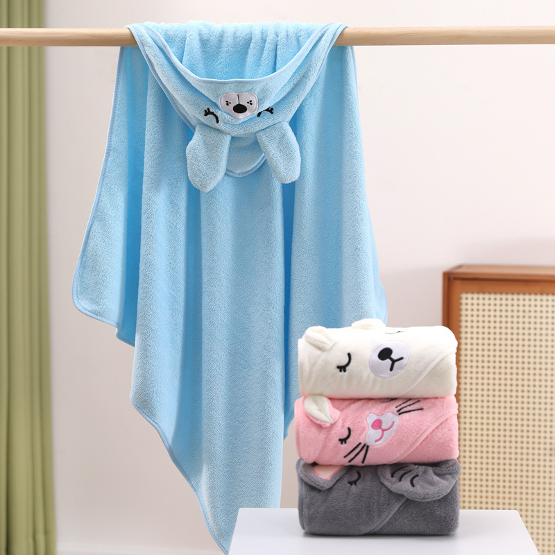 Cartoon Baby Bath Towels Soft  - Baby Clothing Essentials review and price