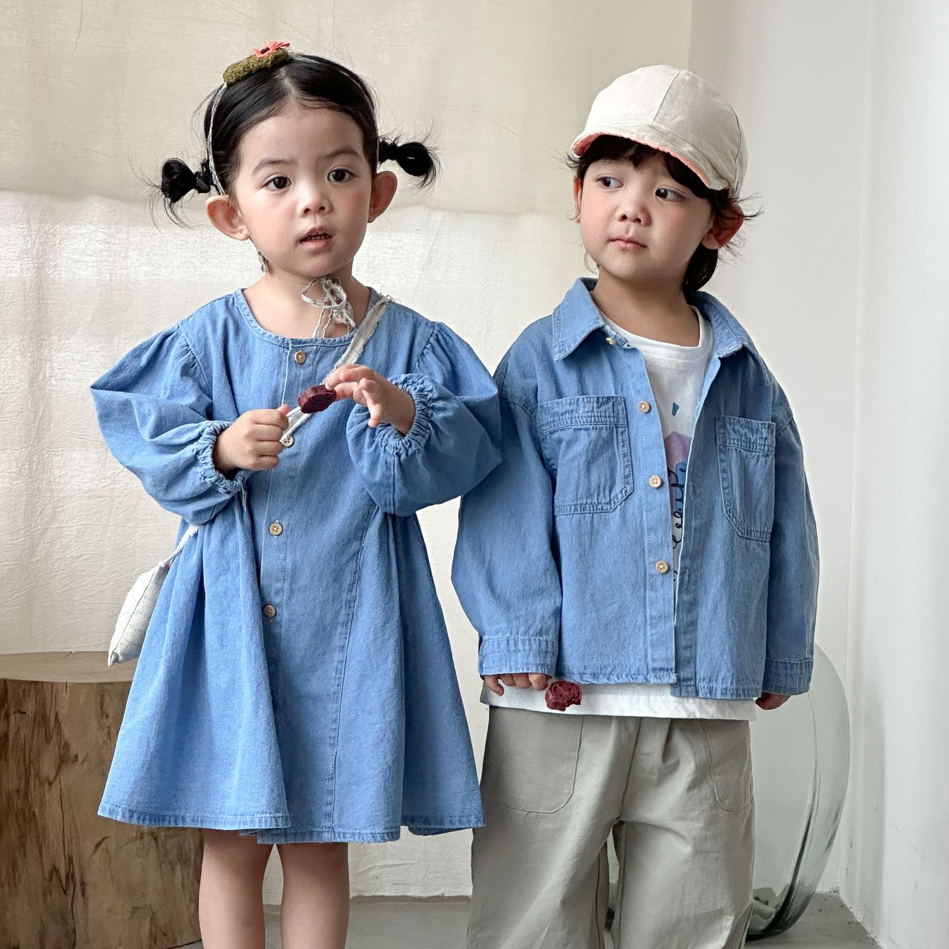 Girls Denim Dress Children 202 - Baby Clothing Line review and price