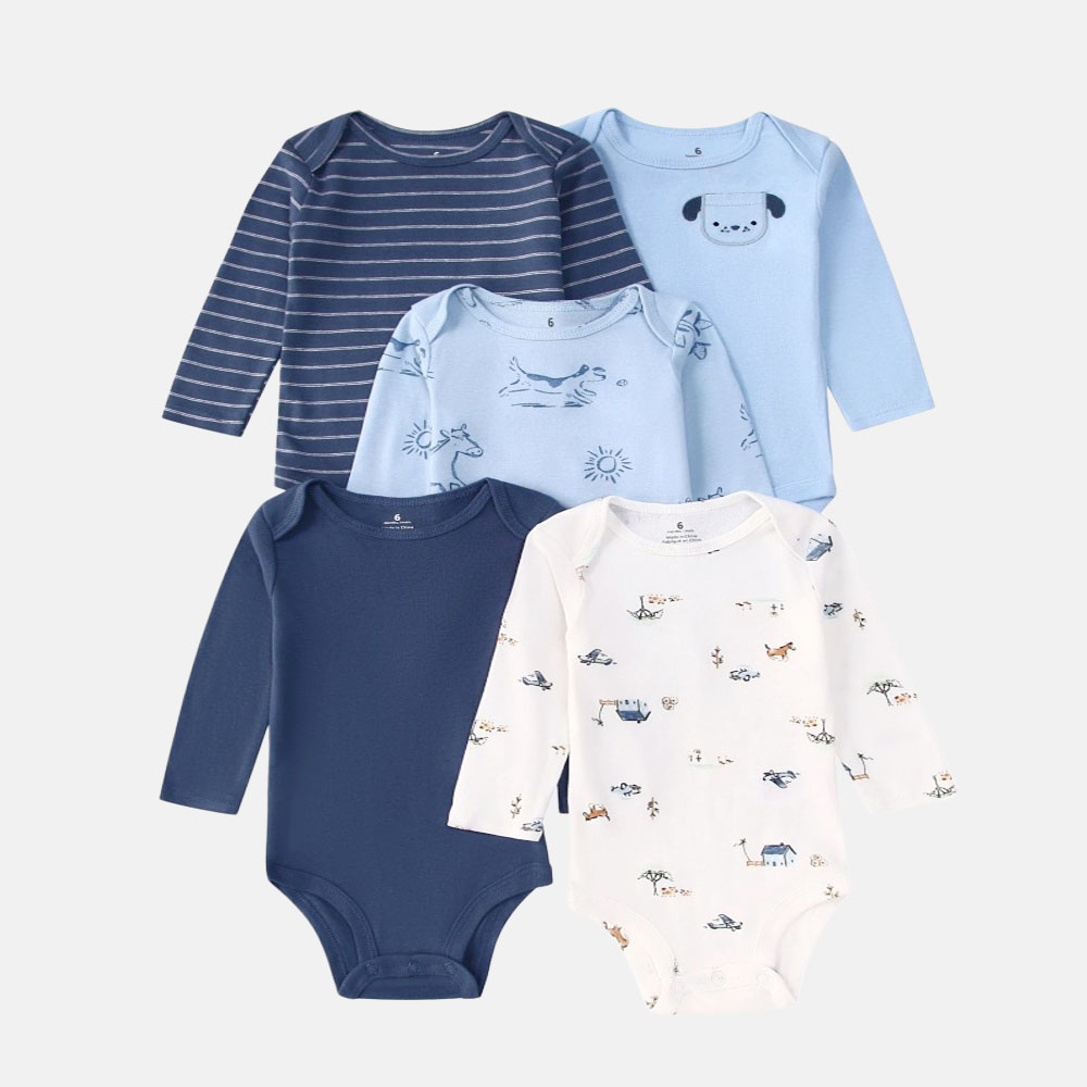 5 PCS Baby Boys Girls Bodysuit - Baby Clothing Gender Neutral review and price