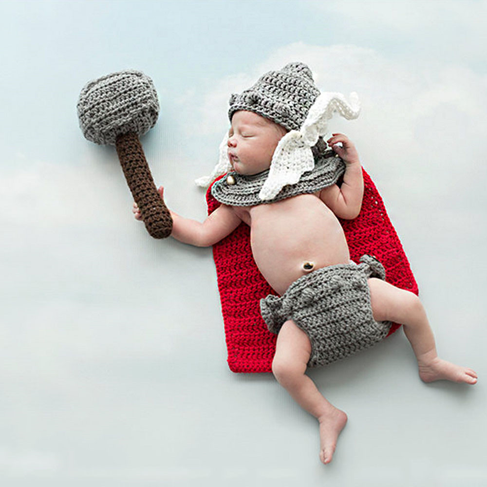 Newborn Photography Props Thor - Baby Clothing Set review and price