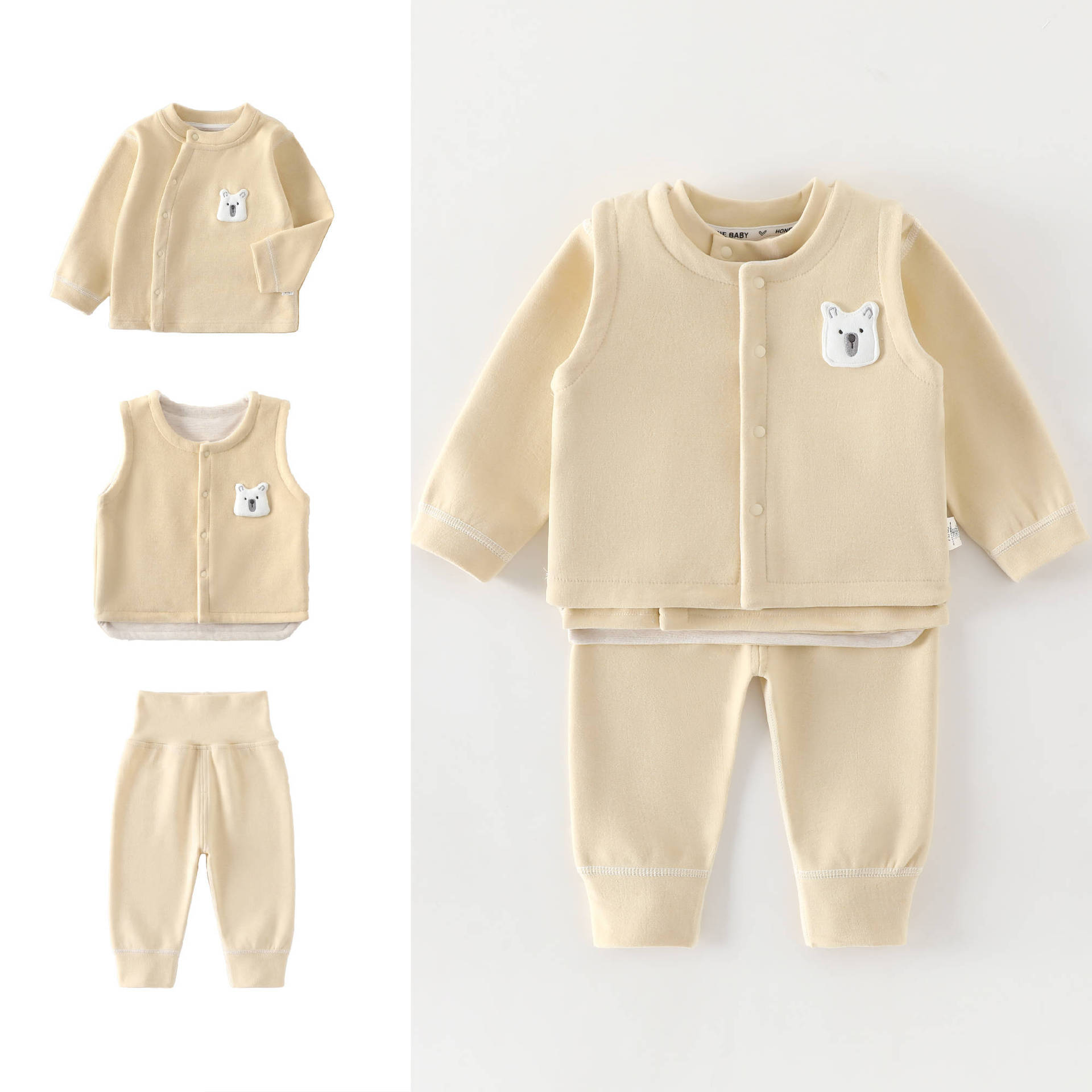 0-4 Year Old Baby Vest+long Sl - Baby Clothing High Quality review and price